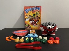 Barbecue Party Game Complete BBQ Grill Vegetables Tongs Drumsticks Goliath 2014