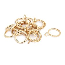 Eyelet Curtains Metal Curtain Tone Gold Rings 1" Inside Diameter 16
