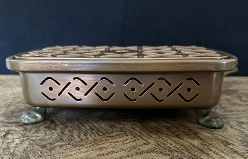 Chauffe plat vintage cuivre - chauffe-plat,