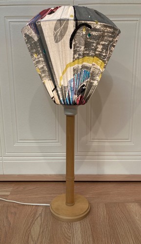 Grande lampe bois massif - grande,