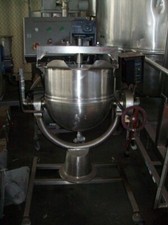 20 gallon Stainless Steel Jacketed Tilt Kettle w/sweep agitator 45 psi