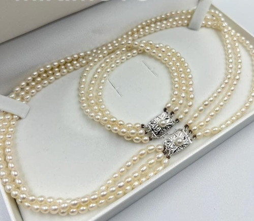 Mikimoto pearl 4mm strand - pearl,