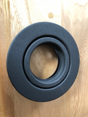 Lampe halogène massive noire