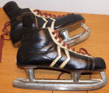 vintage PATINS à GLACE GRAF STANDARD en CUIR taille 43 patinage MC CANADA STEEL