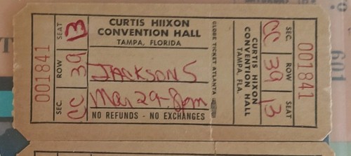 Ticket concert jackson - ticket,
