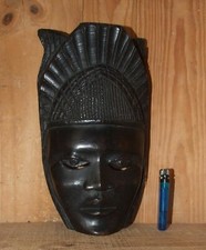 Masque Art Africain asser récent réaliste féminin très déco côte d'ivoire