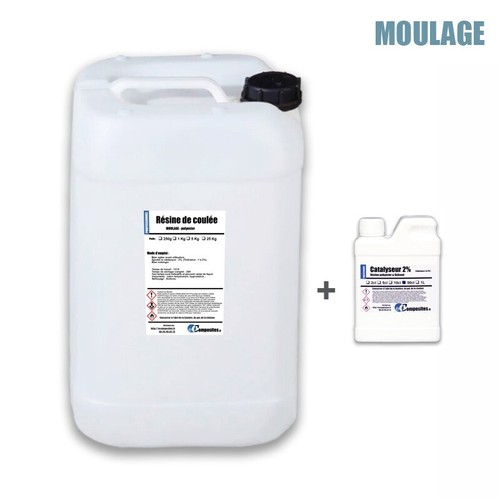 Résine polyester de - 25, kg