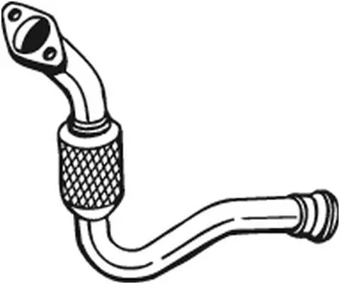 Tuyau échappement 713 253 - d'échappement, 713-253