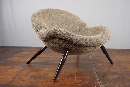 Fauteuil lounge rétro design - lounge,
