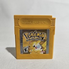 Pokemon Yellow Version (Nintendo Game Boy, 1999) Authentic Cartridge Tested