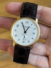 Frederique Constant Ultra Slim Men’s Watch 36mm 6mm Gold Small Seconds Classic