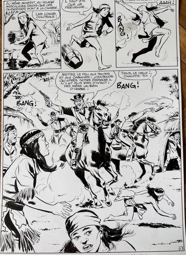 Planche originale marcello - planche, de