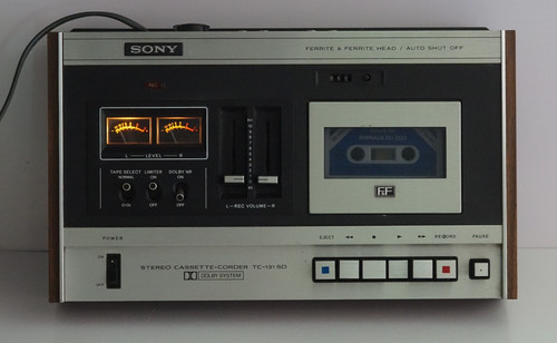 Platine cassette sony tc - platine,