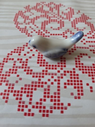 Oiseau porcelaine vintage - oiseau,
