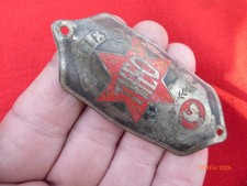 Ancienne Plaque  de Vélo