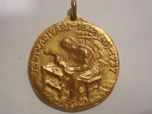 Médaille violon stradivarius - médaille,