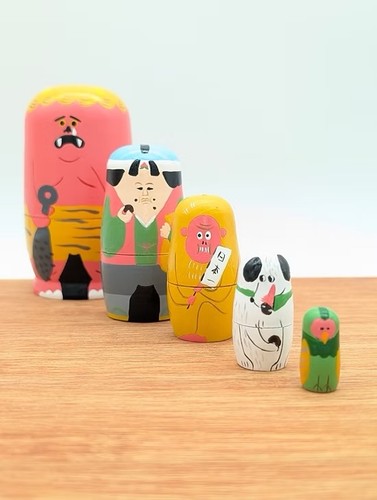 Ot620 matryoshka momotaro - matryoshka,