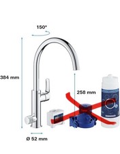 Mitigeur robinet grohe blue - mitigeur,