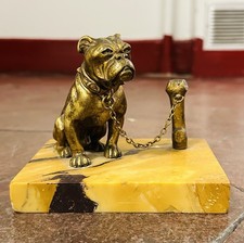 CHIEN BULLGOG  BRONZE
