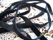 Galon/ruban ancien en velours