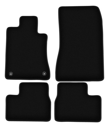 Tapis sol velours noir - tapis, en