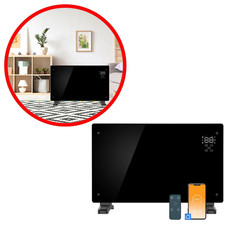 Radiateur Électrique Convection Basse Consommation Thermostat Mural/Portable