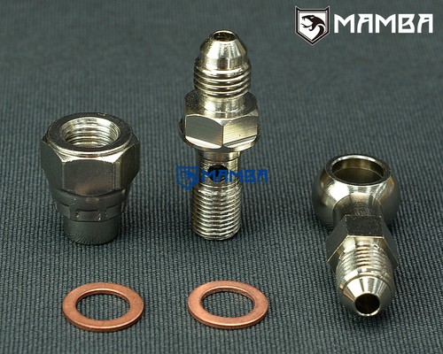M10x1 dual 4an banjo bolt - dual,