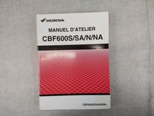 Manuel d'atelier origine HONDA CBF600 S SA N NA 2004 63-MER-00