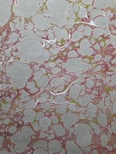 Papier marbré à la cuve de