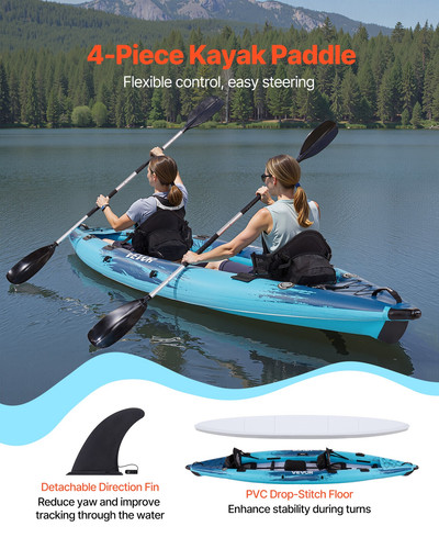 Vevor kayak gonflable places - gonflable,