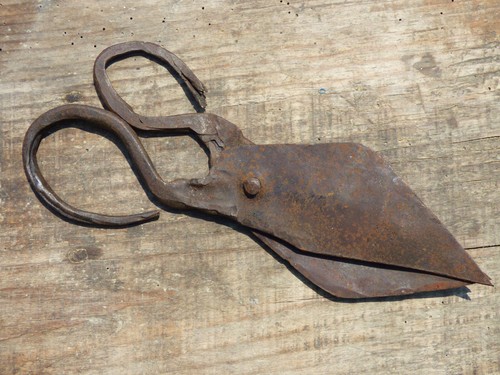 Ancien ciseau drapier - drapier, en