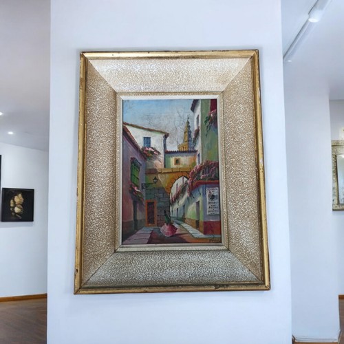 Tableau peinture scène - , rue
