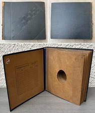 ANCIEN CLASSEUR DE RANGEMENT RECORD ALBUM COLLECTION 12 X 78 RPM 30 CM 12"