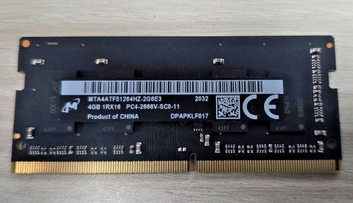 Ddr4 4gb mta4atf51264hz 2g6j3 - 4gb, mta4atf51264hz-2g6j3