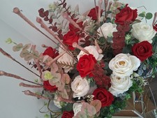 Bouquet fleurs artificielles