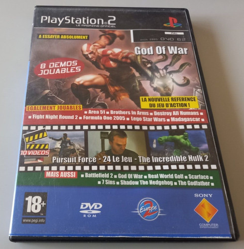Dvd ps2 démos jouables - démos,