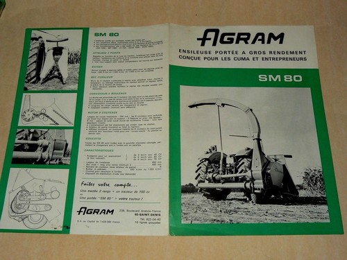 Prospectus ensileuse agram - agram, sm