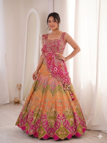 Fête lehenga choli designer - lehenga,