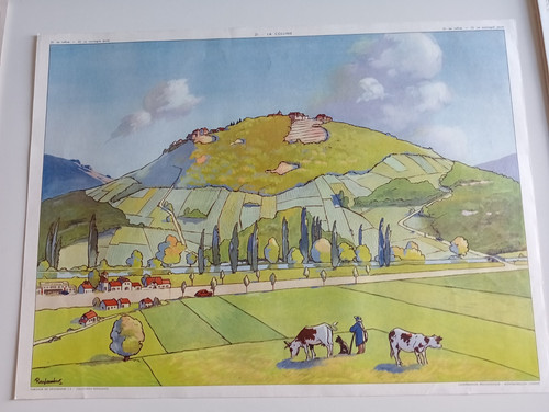 Affiche scolaire montagne - scolaire, la