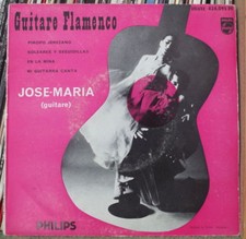 JOSE MARIA "GUITARE FLAMENCO" PORTUGAL FRENCH EP PHILIPS 
