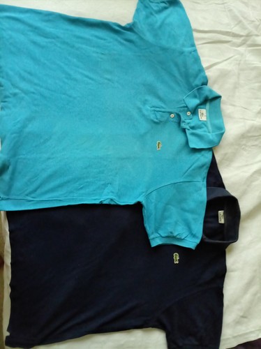 Lot polos lacoste bleu - lacoste,