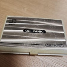 Nintendo Game Watch Oil Panic OP-51 1982 White/Silver Used from Japan