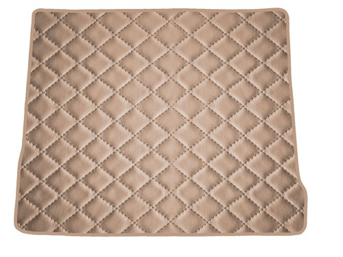 Matelassé cuir éco beige - cuir,