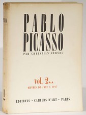 Pablo Picasso catalogue raisonne  Zervos Volume 2 1912-17 Cahiers d'Art 1st ed.