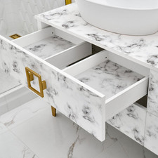 Film Adhésif Marbre Blanc