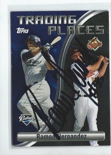 Ramon hernandez signed 2006 - hernandez,