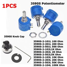 3590S-2 Rotary Wirewound Precision Potentiometer Pot 10 Turns Variable Resistor