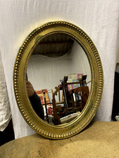 Gold Oval Mirror
