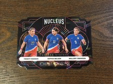 Panini Obsidian Trinity Rodman Sophia Smith Mallory Swanson Red Ice /28 USWNT
