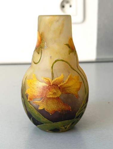 Vase art nouveau aux - art, fleurs